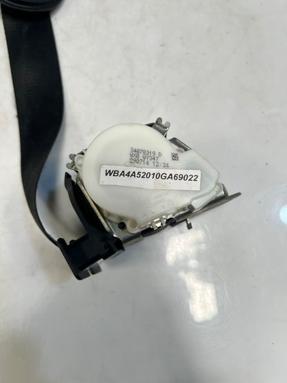 2014 BMW 4 Series F36 N20 428I F20 F21 F30 Seat Belt Front Right 34078319 RHD