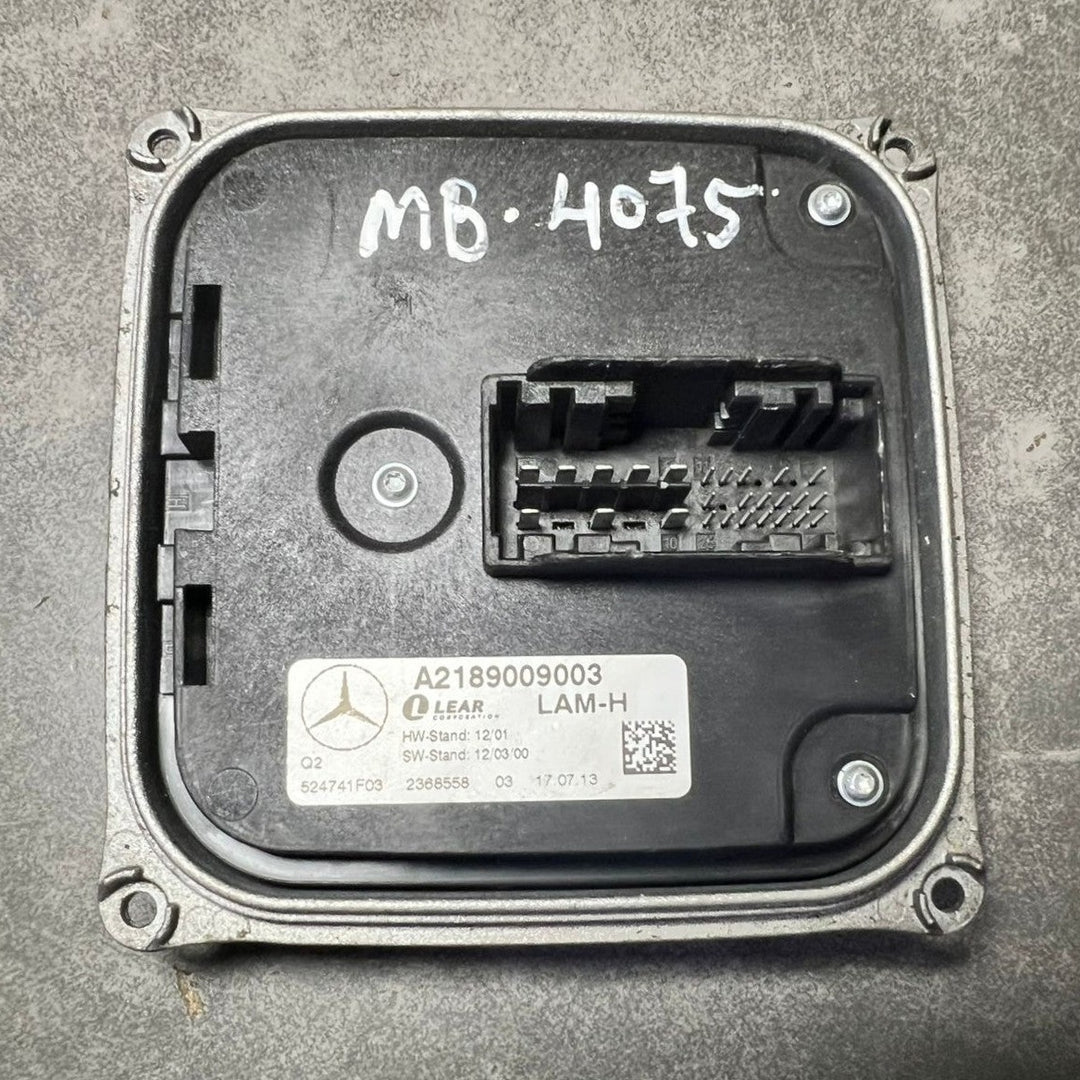 12-16 Mercedes W218 LED Headlight Voltage Regulator Ballast Module A218 9009003