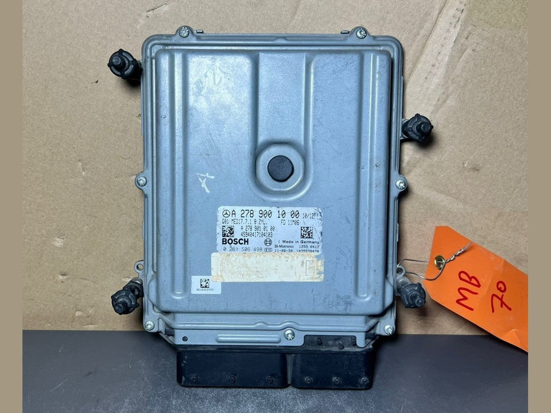 07-13 Mercedes W221 S-Class Engine Control Module Unit ECM ECU A278 9001000 OEM
