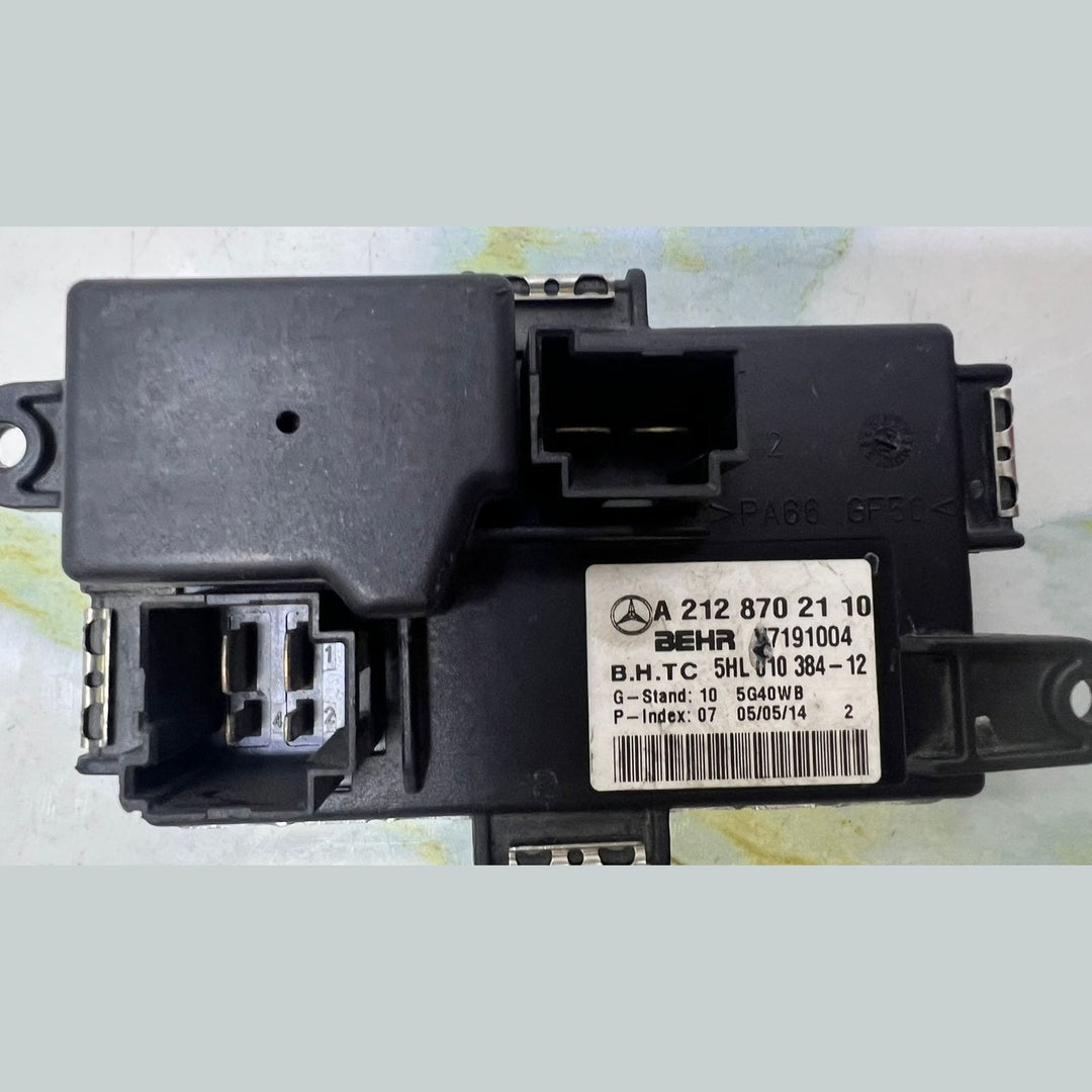 2012-2015 Mercedes-Benz C250 Blower Motor Regulator A2128702110 C350, C300,