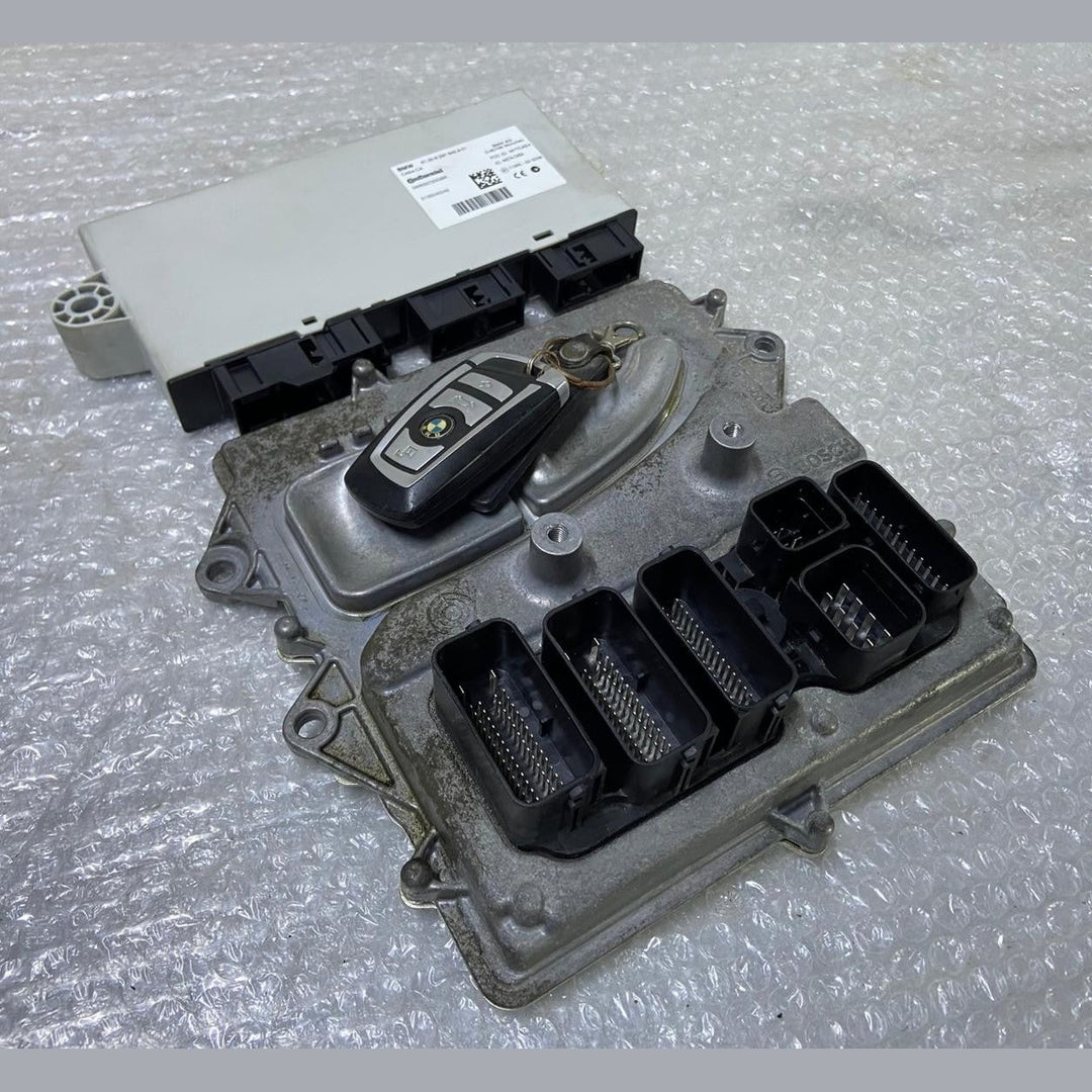 OEM BMW F01 F02 F10 F30 N55 HYBRID DME ENGINE CONTROL UNIT ECU SET 8604275
