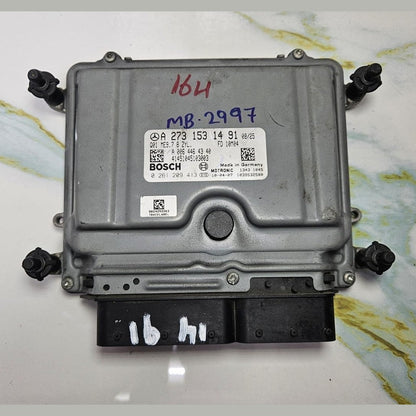 07-12 Mercedes W164 GL ML GLE ECU Engine Control Module Unit A273 1531491 OEM
