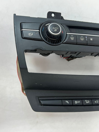 2007-2013 BMW X5 E70 X6 E71 E72 Climate Control Panel AC TEMP UNIT 9219973 OEM
