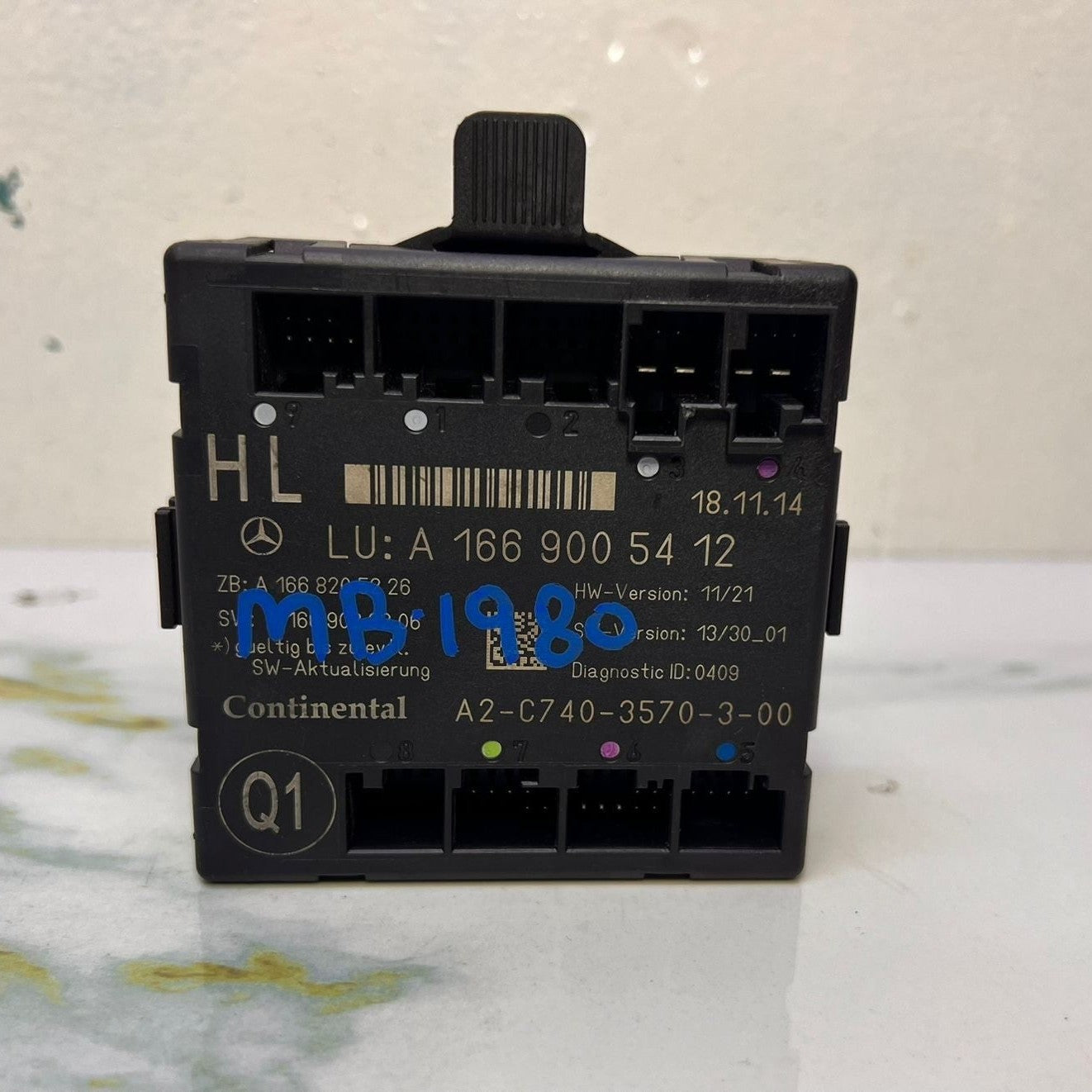 2014-2016 Mercedes-Benz GL450 Door Control Module A 1669005412 GL450 and ML-Clas