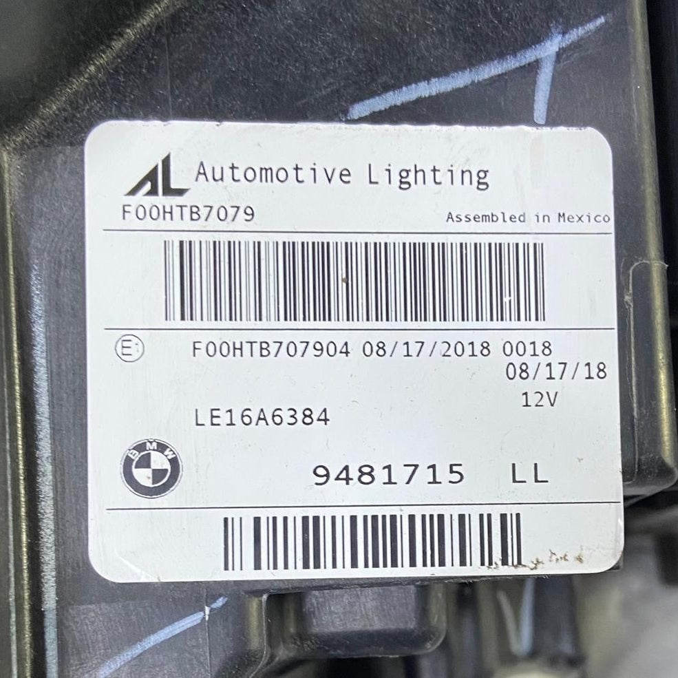 OEM BMW G20 330 M340 Left Side Full LED Headlight LHD ECE 9481715 No module