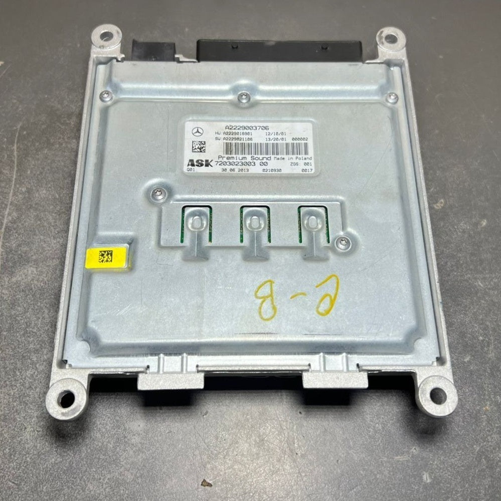 15-20 Mercedes W222 Burmester ASK Sound Amplifier Assembly A222 9003706 OEM