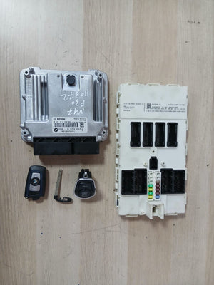 BMW N47 F30 Engine Control Unit ECU COMPLETE SET DDE +FEM + 1KEY 8573257