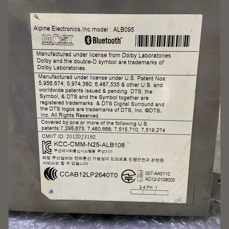 OEM BMW F20 F22 F45 F30 F10 F11 F25 F15 Headunit ECU Sat Nav Audio DVD Computer