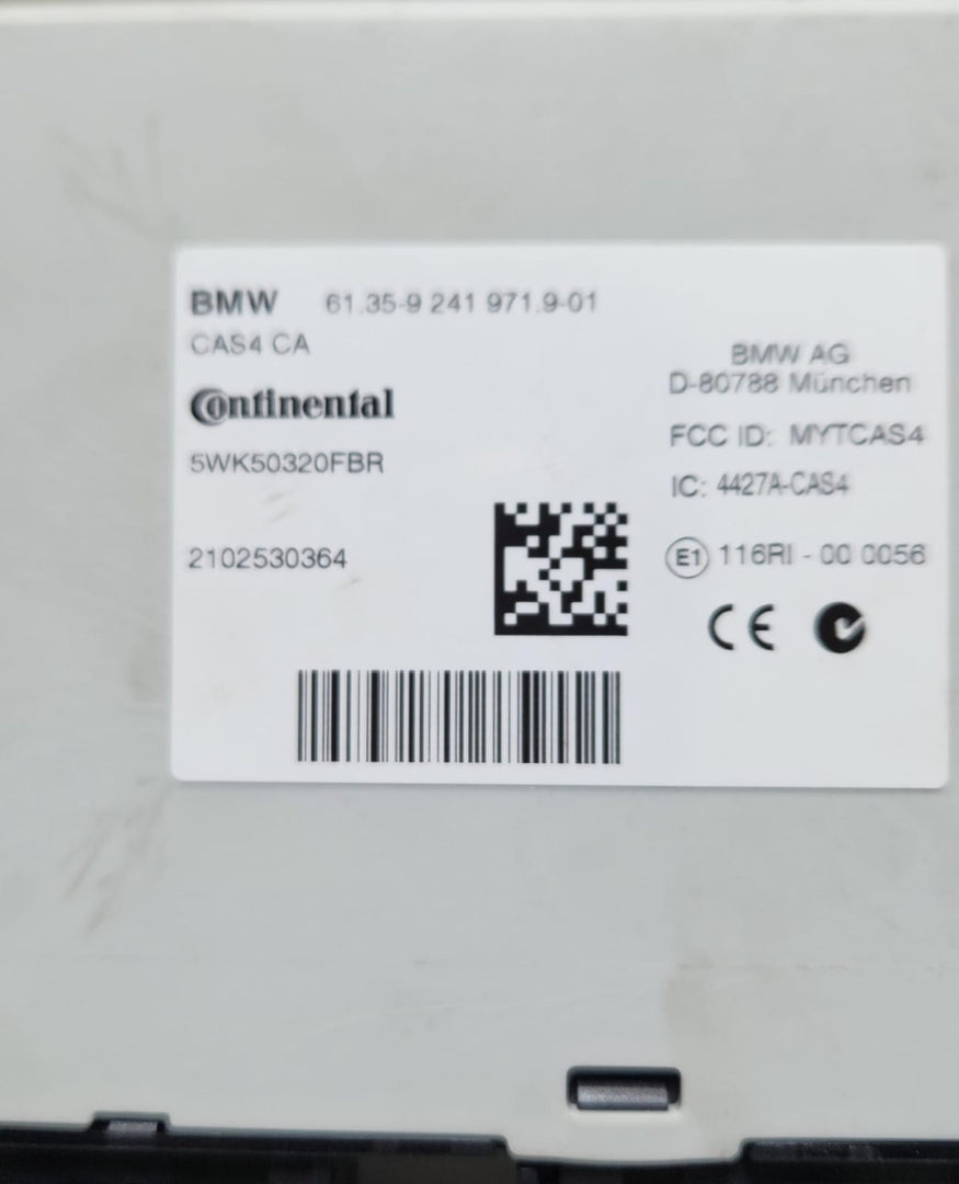 10-16 BMW 528i Anti Theft Locking Control Module CAS 9241971 F10 F11 5 Series 