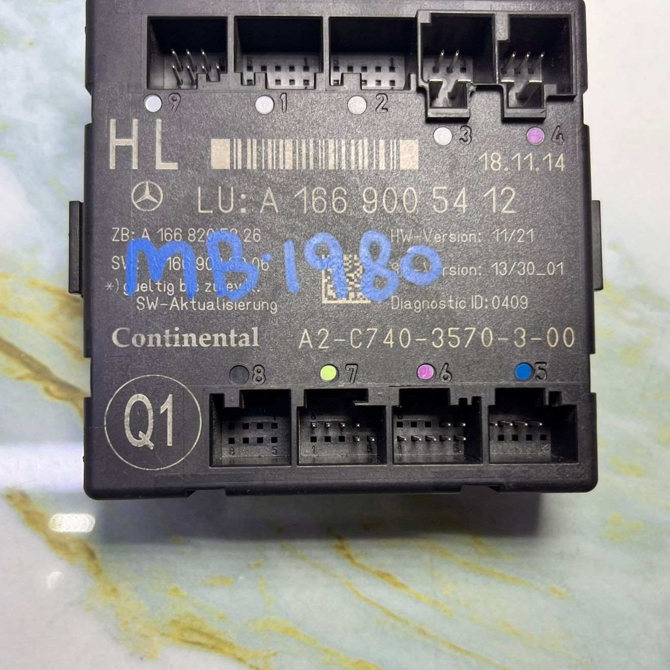 2014-2016 Mercedes-Benz GL450 Door Control Module A 1669005412 GL450 and ML-Clas