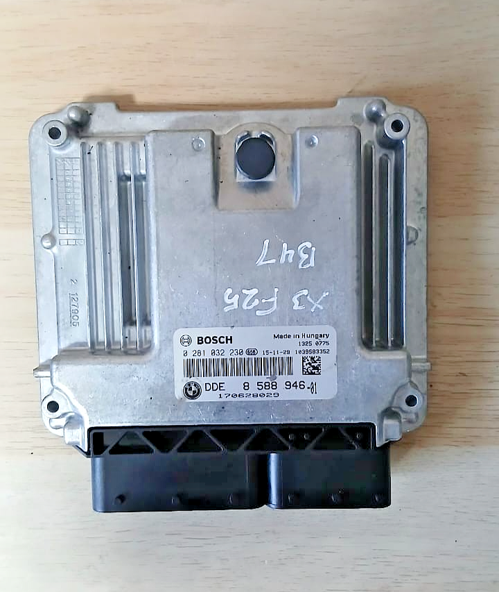 BMW CAS4 X3 F25 20d B47 ECU Engine Control Unit Kit with Key DDE 8588946