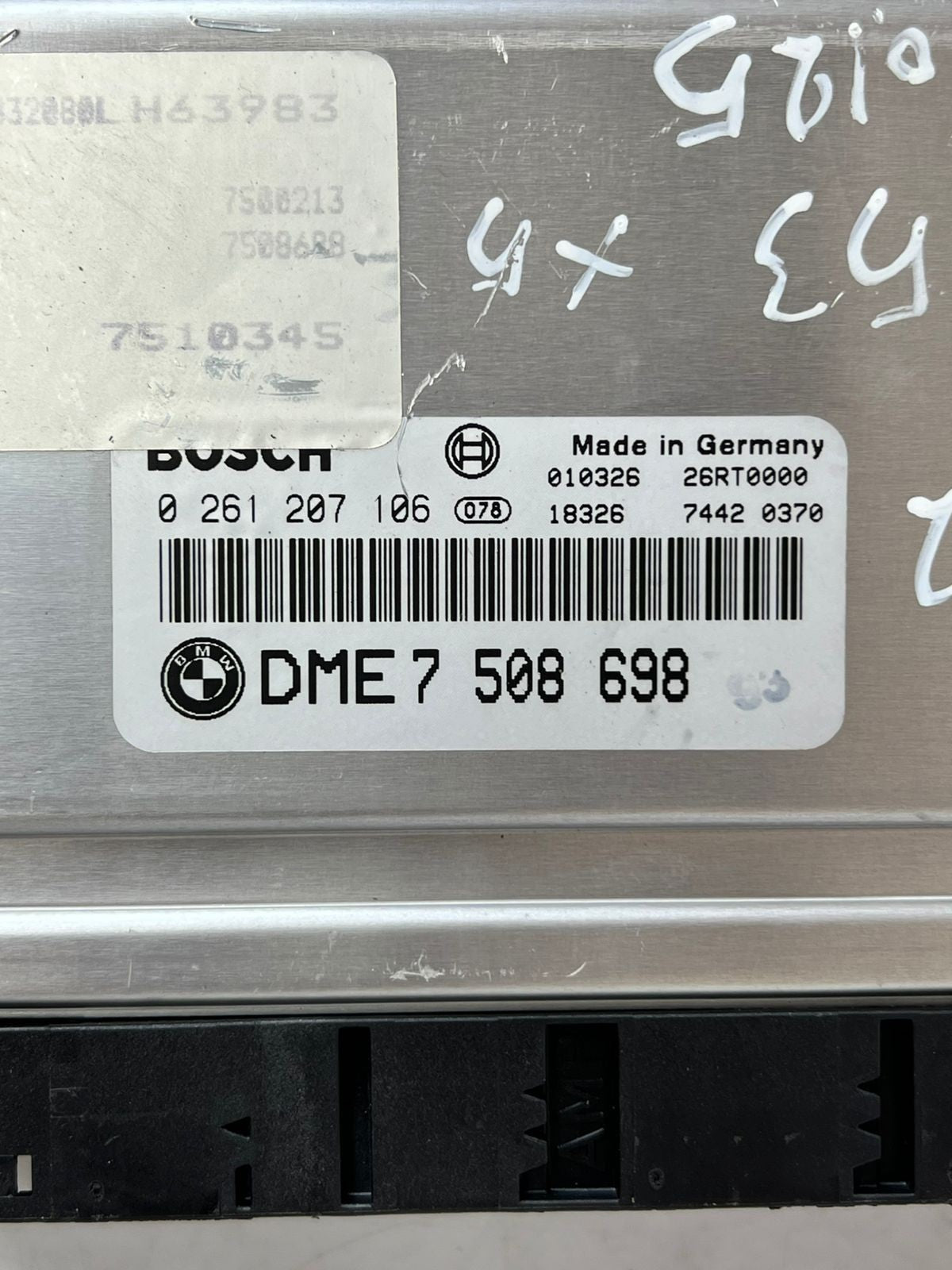 OEM BMW E39 E38 E53 5 7 X5 series M62 ENGINE ECU Set DME 7508698