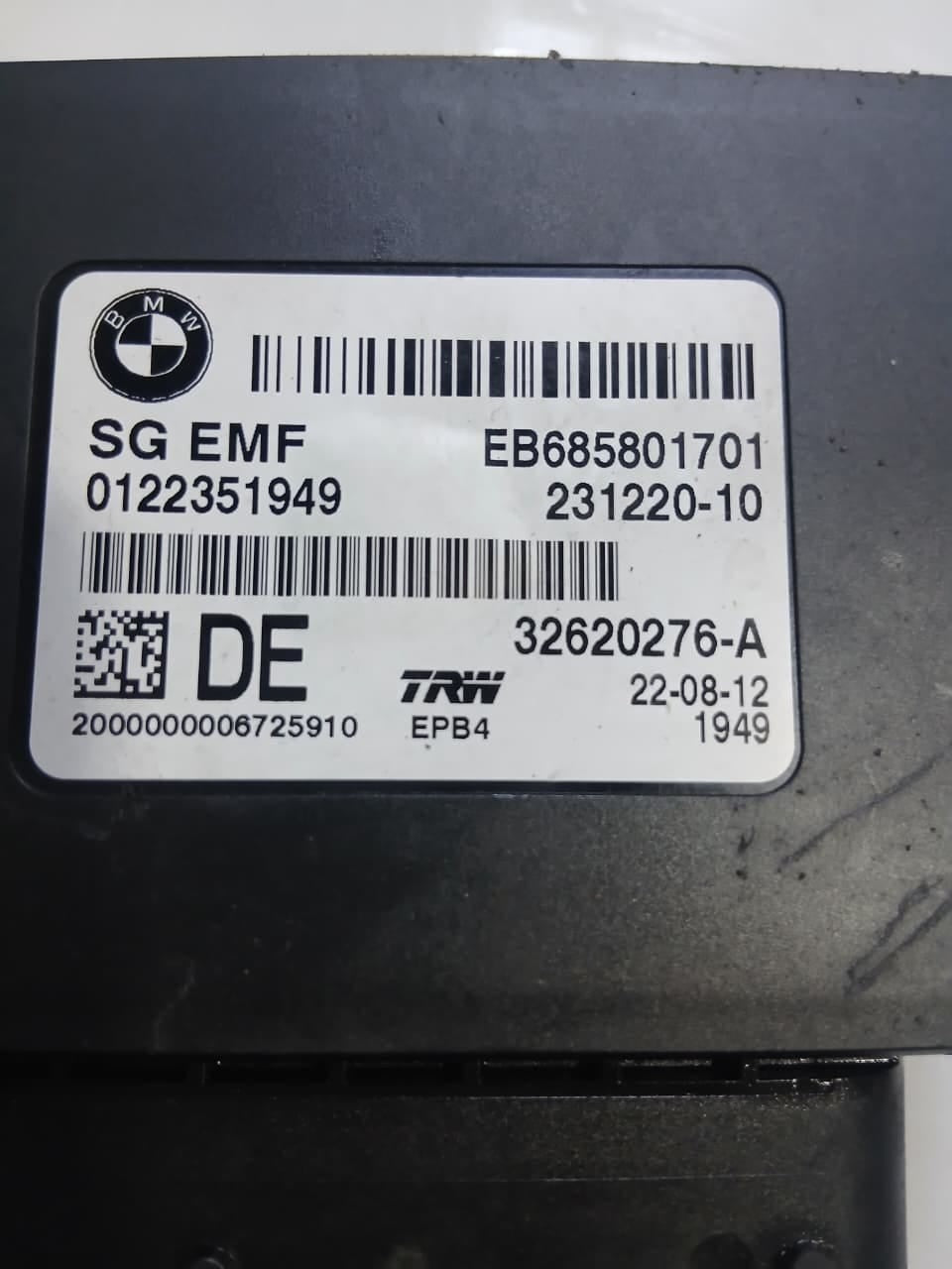 BMW 5 Series F10 F11 F12 F13 F25 F26 650i Parking Brake Control Module 6858017