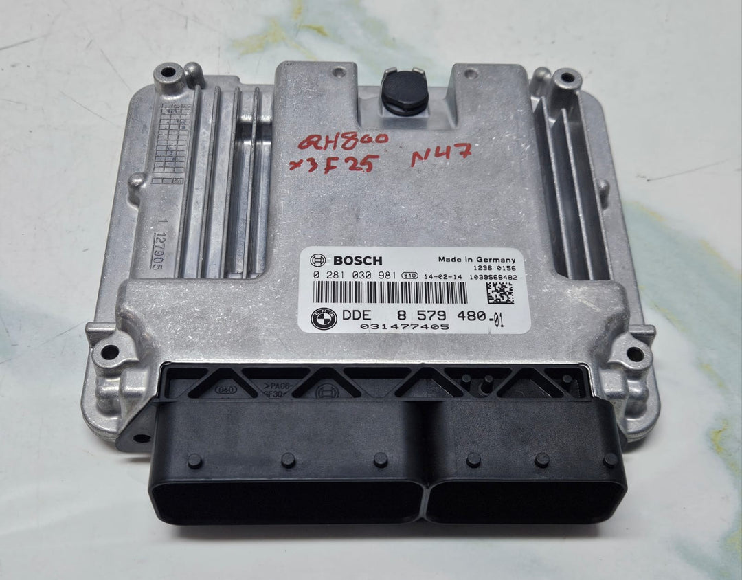 BMW X3 F25 N47 ENGINE CONTROL UNIT DDE 8579480 SET OEM