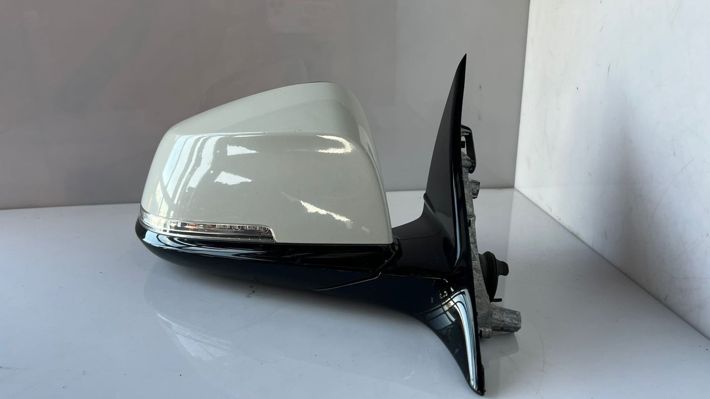 2013-2015 BMW F30 320i xDrive Side View Mirror 021185 WHITE RHD 