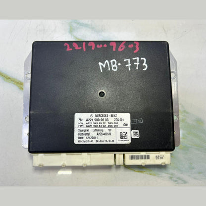 10-13 Mercedes S400 Air Suspension Control Module A2219009603 S-Class W221 W216
