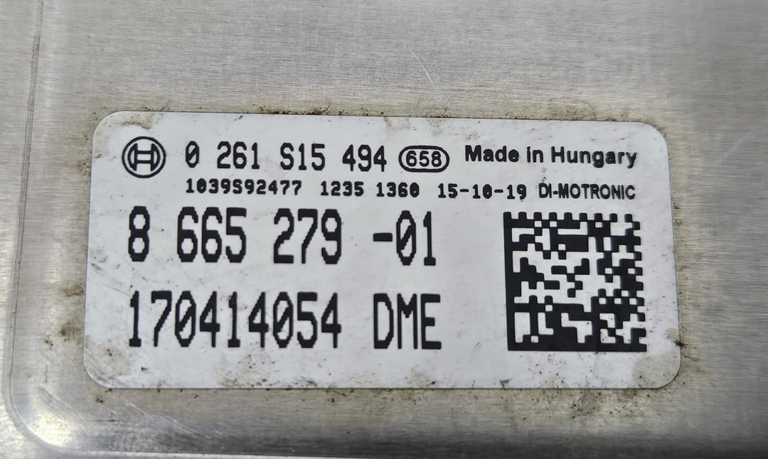 2012-2018 BMW X5 F15 N55 DME Engine Control Unit ECU Set 8665279 OEM