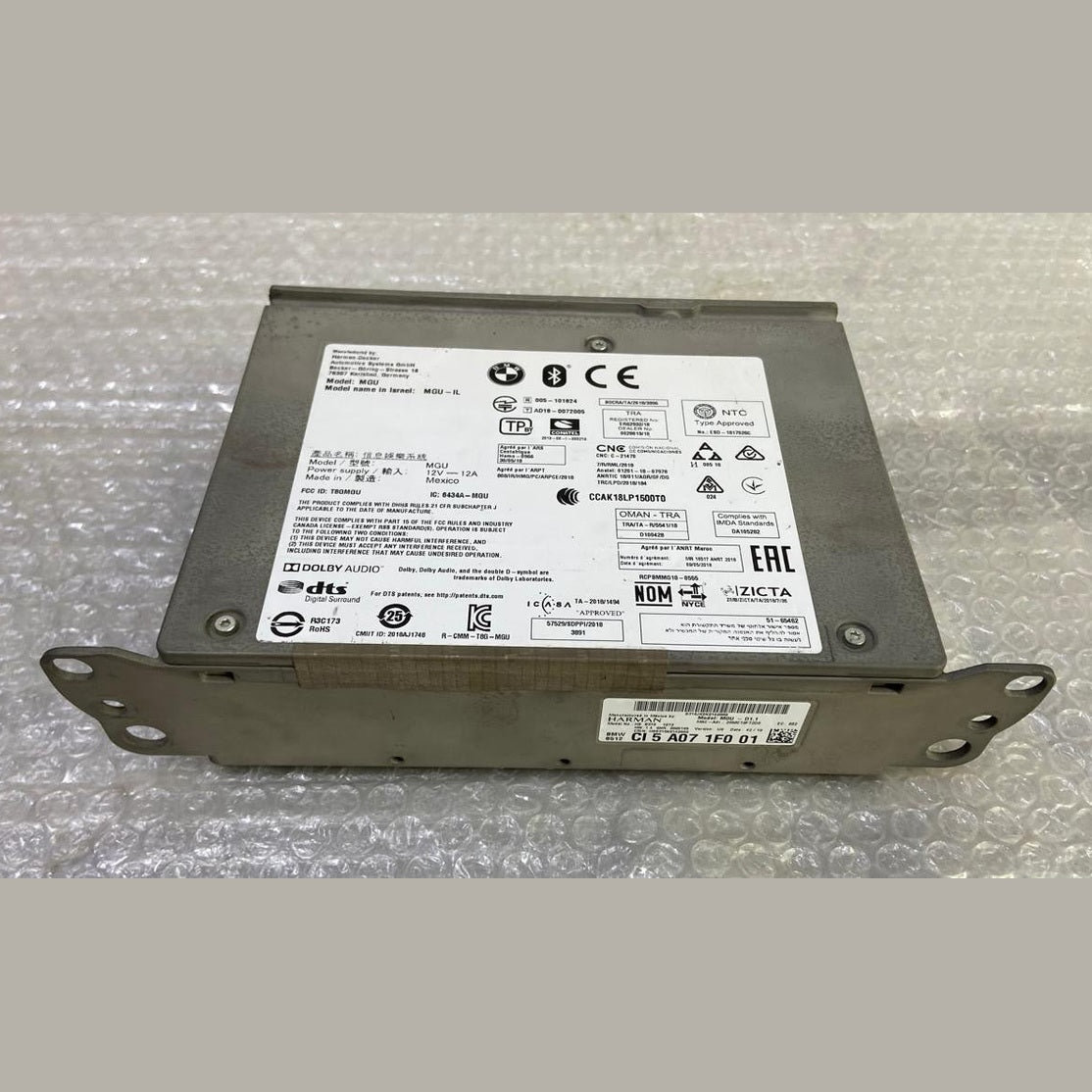 OEM BMW X5 G05 X6 G06 X7 G07 AUDIO RADIO NAVIGATION HEAD MODULE UNIT 5A071F0
