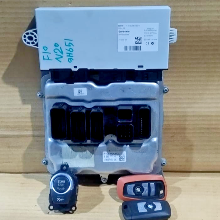 BMW F10 N20 ECU SET DME ENGINE CONTROL UNIT CAS MODULE WITH KEY OEM -