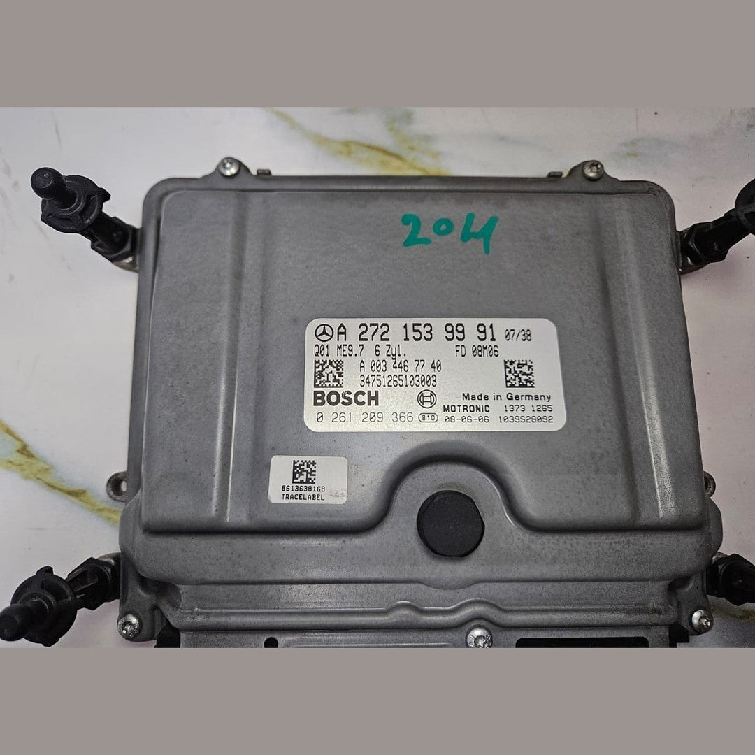08-12 Mercedes W204 C-Class ECM ECU Engine Control Module Unit A272 1539991 OEM
