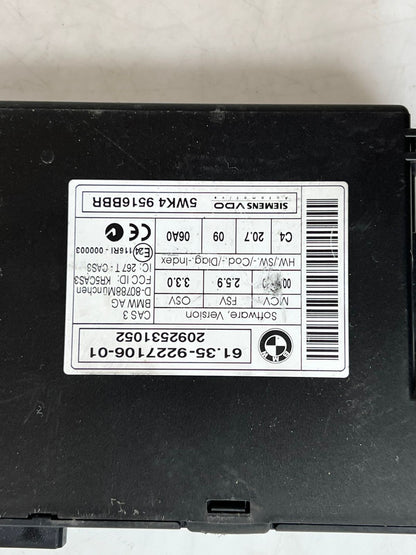 BMW X5 E70 M57N2 3.0 ENGINE CONTROL UNIT ECU SET DDE + CAS3 + 1KEY 8509036
