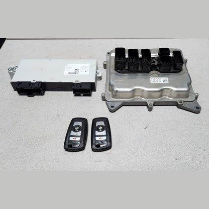 2011-2013 BMW 535i F10 F20 F30 N20 Engine Control Module DME ECU Set 7649123 OEM