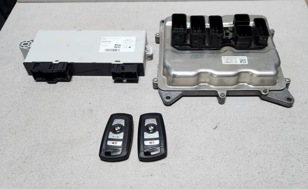 2011-2013 BMW 535i F10 F20 F30 N20 Engine Control Module DME ECU Set 7649123 OEM