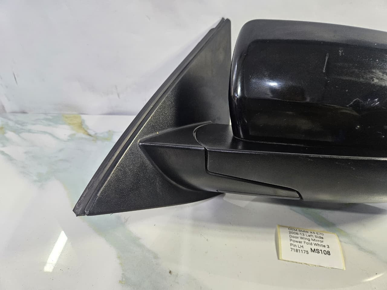 OEM BMW X5 E70 2006-13 Left Side Door Wing Mirror 3 Pin LH 7181175 RHD