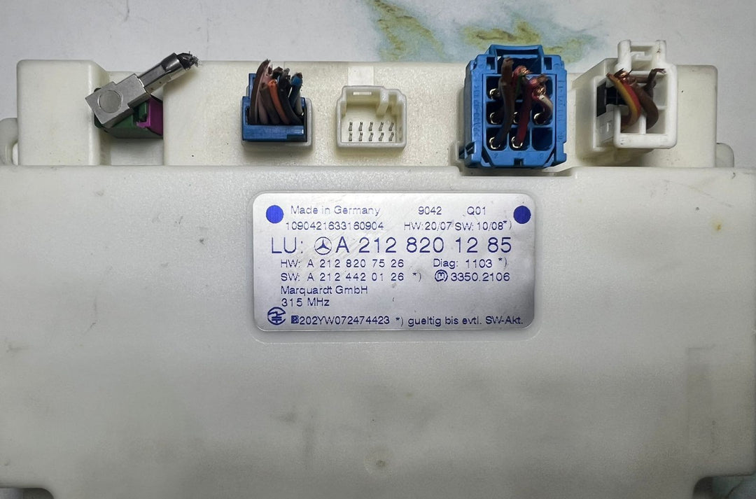 Mercedes-Benz W212 E-Class E350 Keyless Go Entry Control Module A212 8201285 OEM