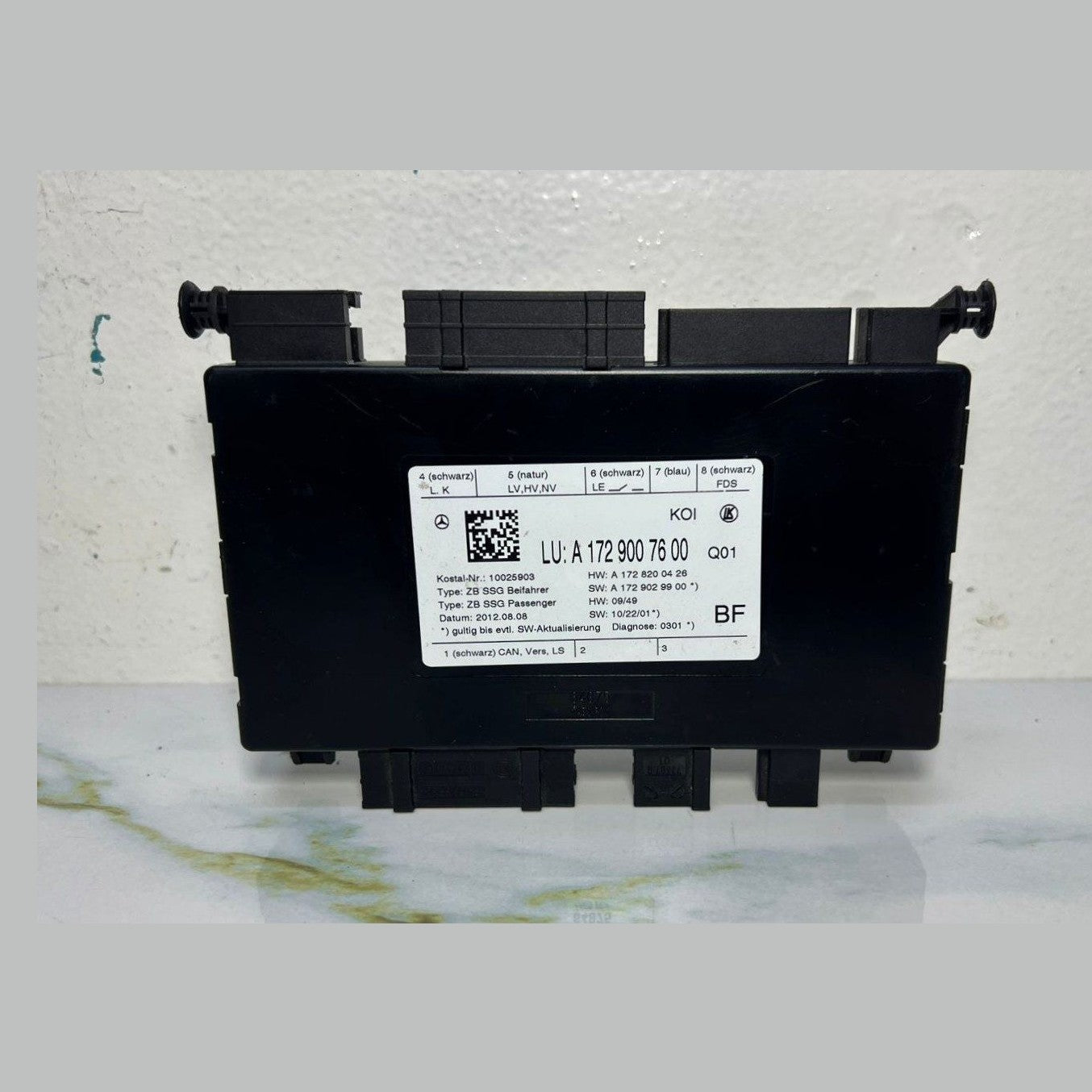 2009-2015 Mercedes-Benz GLK350 Seat Control Module A 172 900 76 00