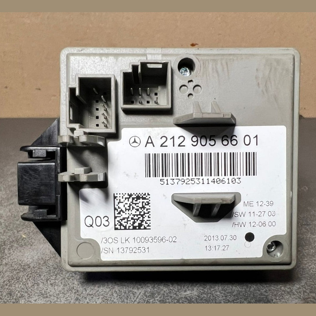 10-16 Mercedes CLS550 W218 Ignition Switch Module Unit W/key A212 9056601 OEM