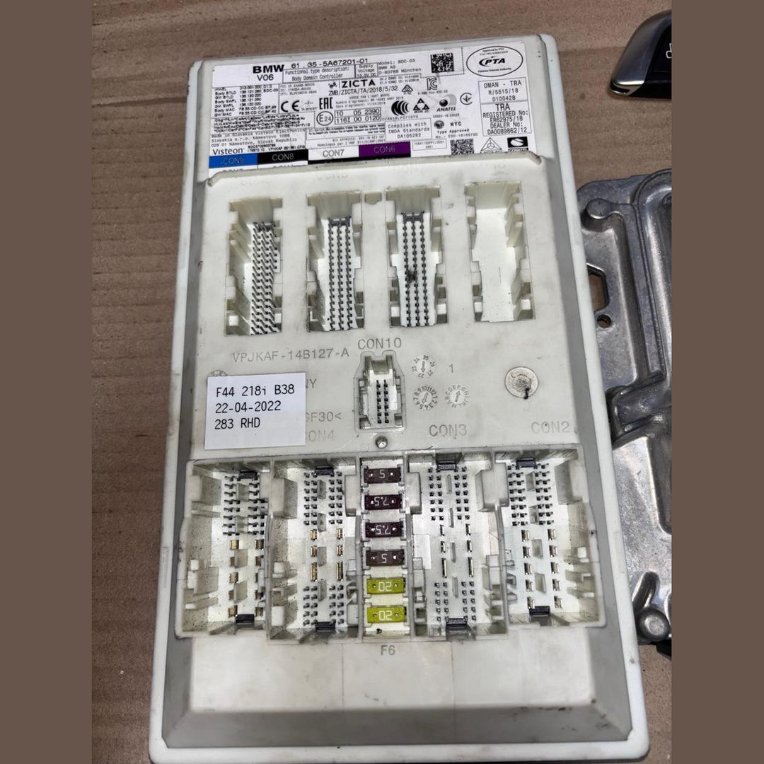 BMW F44 218i B38 22-04-2022 ENGINE CONTROL UNIT RHD  COMPLETE SET- (5A57780)