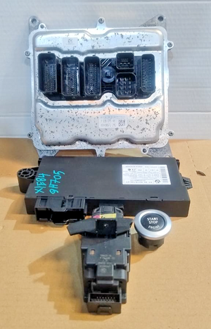 BMW X1 E84 Z4 E89 N20 ENGINE CONTROL ECU UNIT COMPLETE KIT DME + KEY  - 7639375