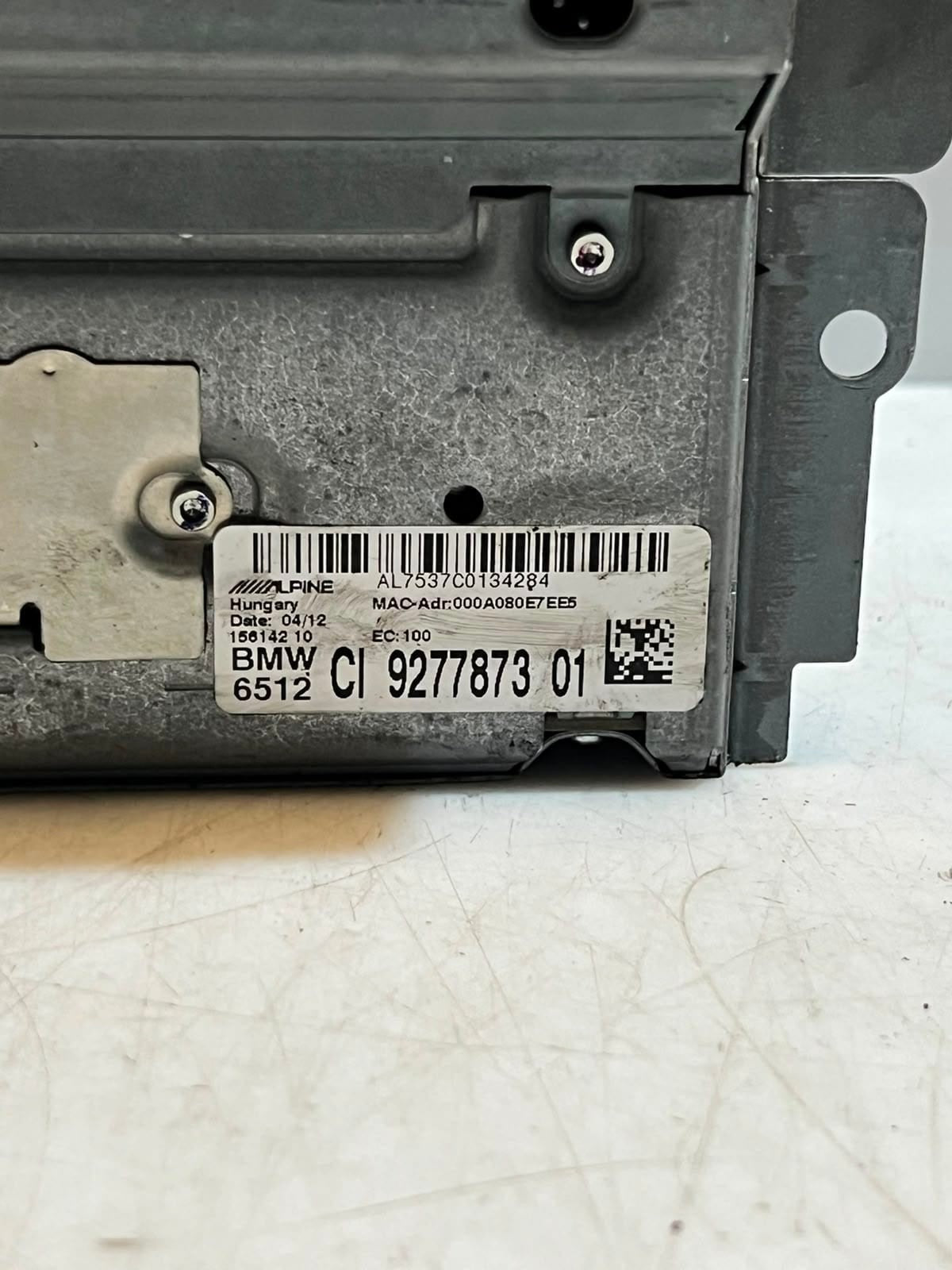 BMW F01 F06 F11 F12 F10 740i ALPINE NBT Navigation Head Unit 9277873 OEM