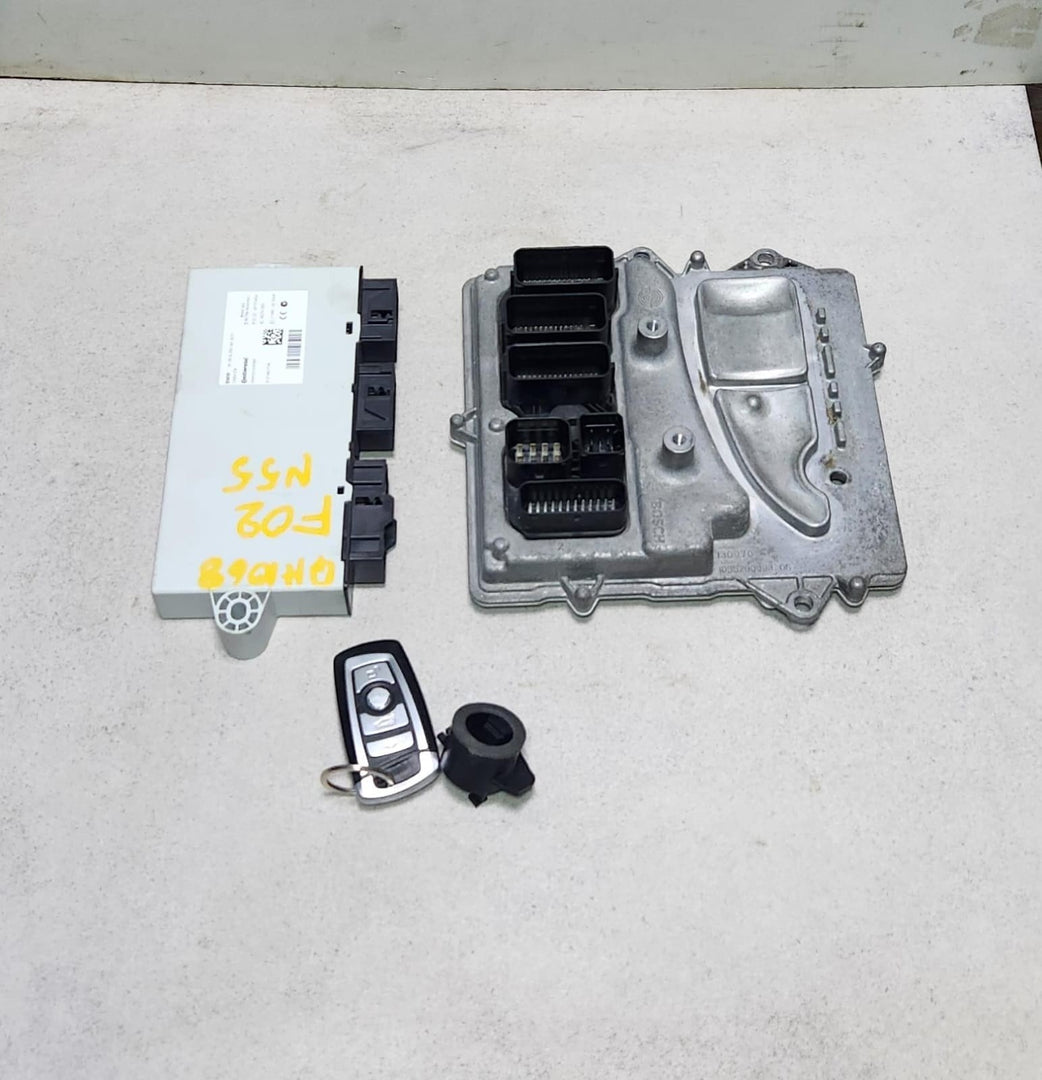 7644134 BMW F02 740LI N55 Engine Control Module ECU SET 2012-2015