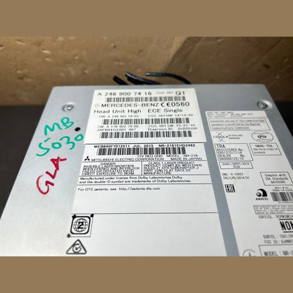 13–16 Mercedes-Benz W246 GLA Radio Audio Head Unit CD Player A246 9007416 OEM