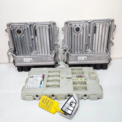 8489448-BMW 7 Series and M760i G12 N74 V12 Engine Control Unit ECM DME Key Set