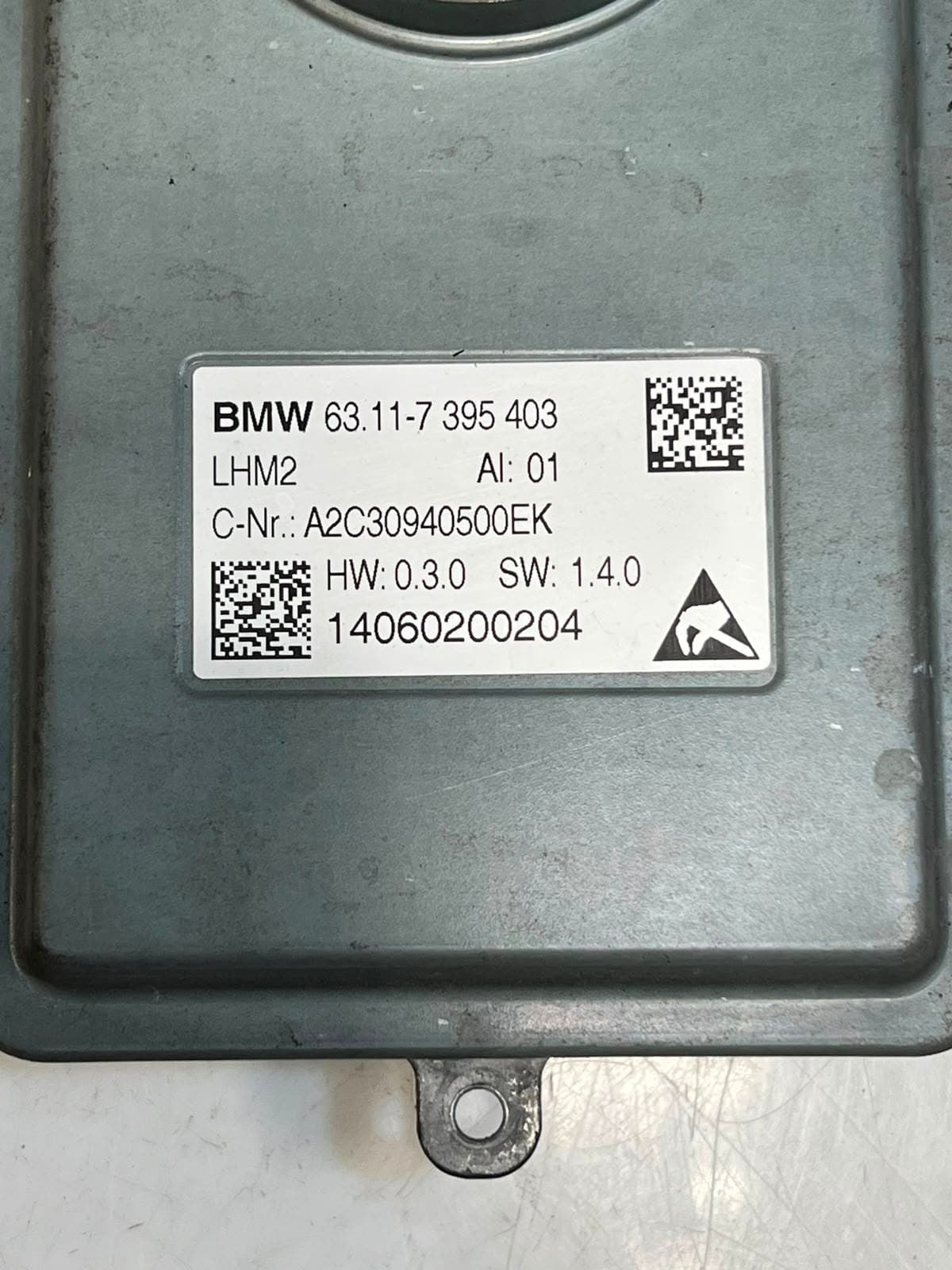 BMW 740i X3 F01 F02 F07 F10 F11 F18 F32 F15 Led Headlight Control Module 7395403