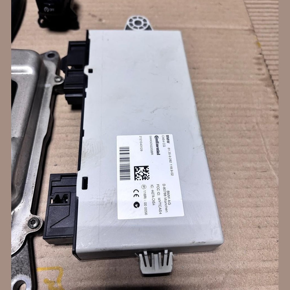 BMW F10 520i N20 2012 vin DX50049 ENGINE CONTROL UNIT ECU SET - 7646763