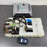 OEM BMW 320d N47N F30 2013 ENGINE CONTROL UNIT DDE ECU KIT 8573259 USED