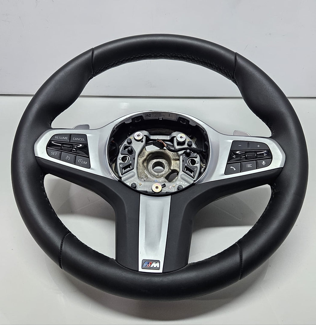 9502323-2018-2021 BMW X4 G02 X3 M Sport Steering Wheel Leather OEM