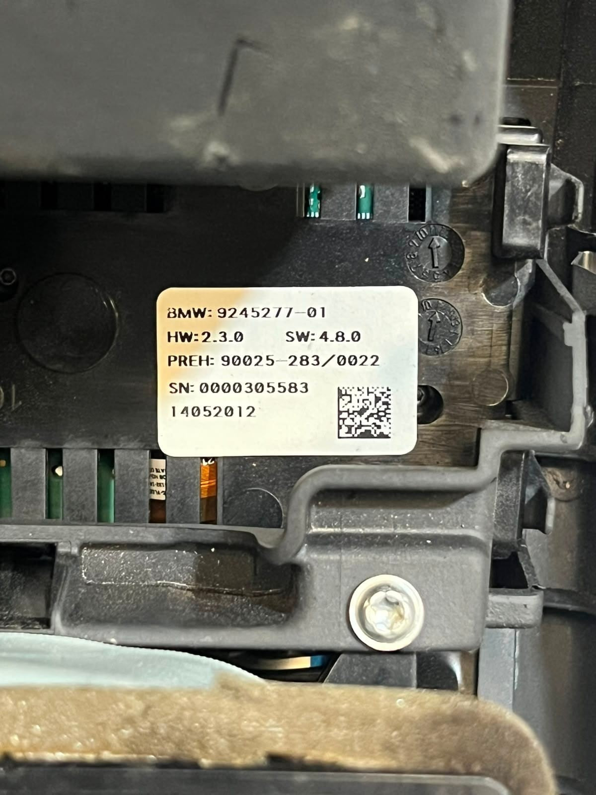 BMW 750Li 7' F01 F02 F03 F04 F10 F11 5' Rear Climate Control Unit 9245277 OEM