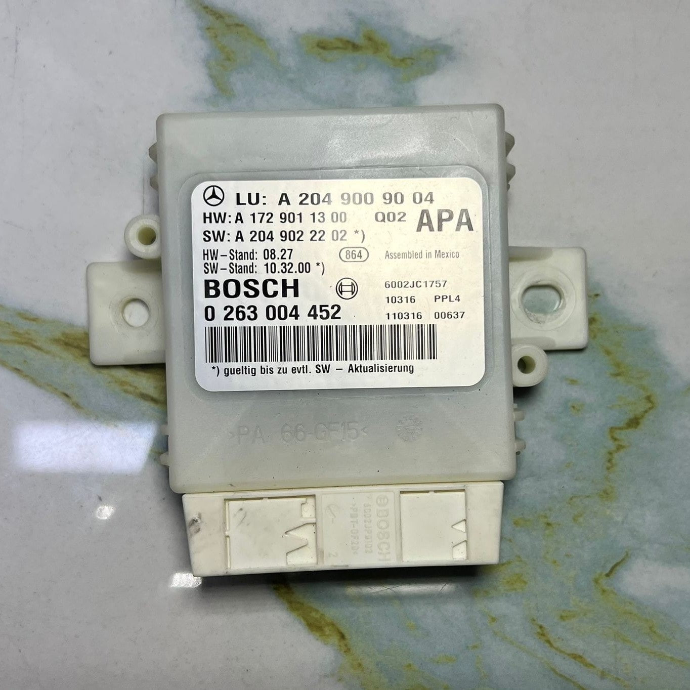 2012 Mercedes-Benz C200 Parking Distance Control Module A2049009004 C Class W204