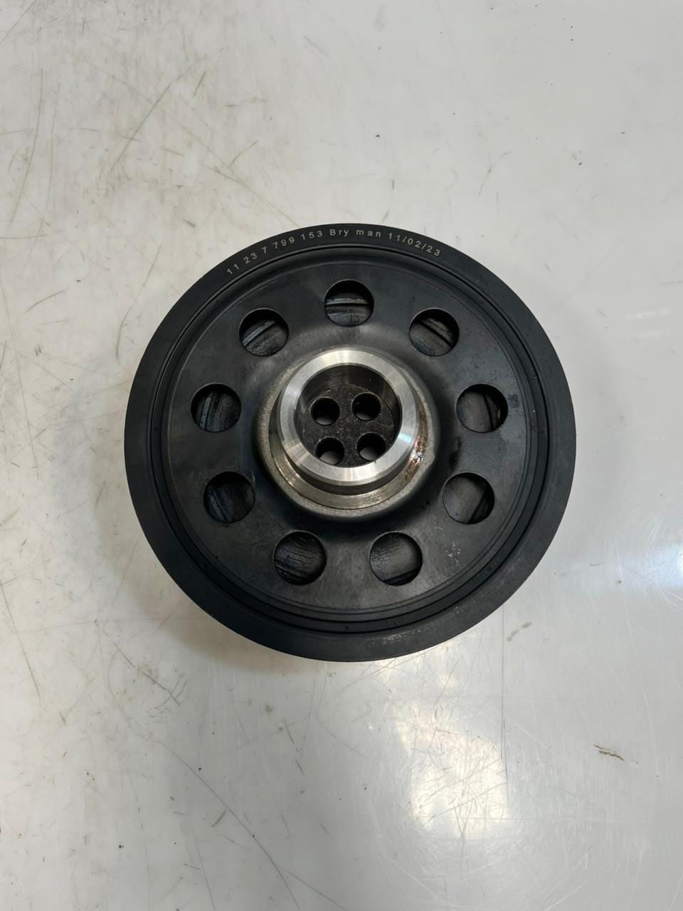 BMW N47D20A Crankshaft Pulley With Vibration Damper 7799153 OEM