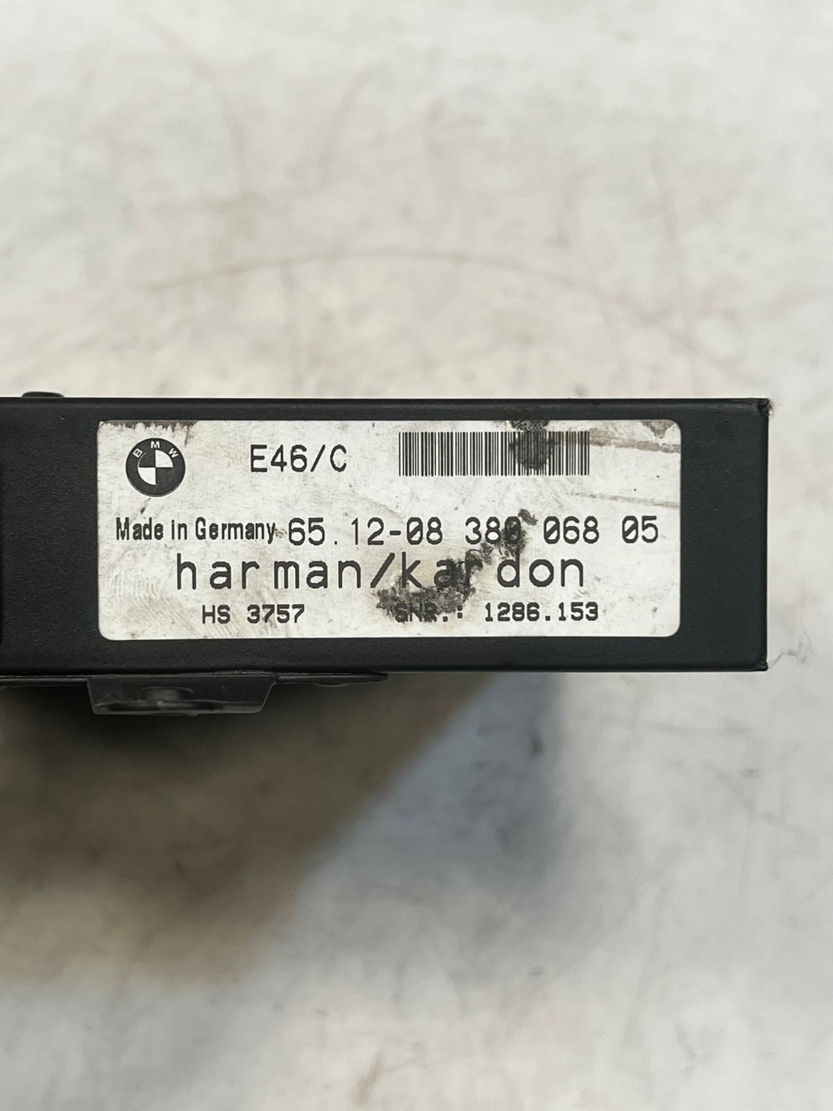 2001-2006 BMW E46 330ci 325ci 323ci M3 HARMAN KARDON Audio Amplifier 8380068 OEM
