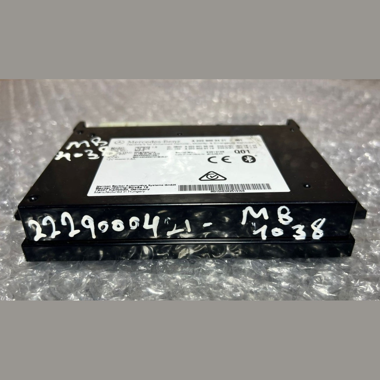 15-21 Mercedes-Benz W222 S-Class Bluetooth Telematics Module A222 9000421 OEM