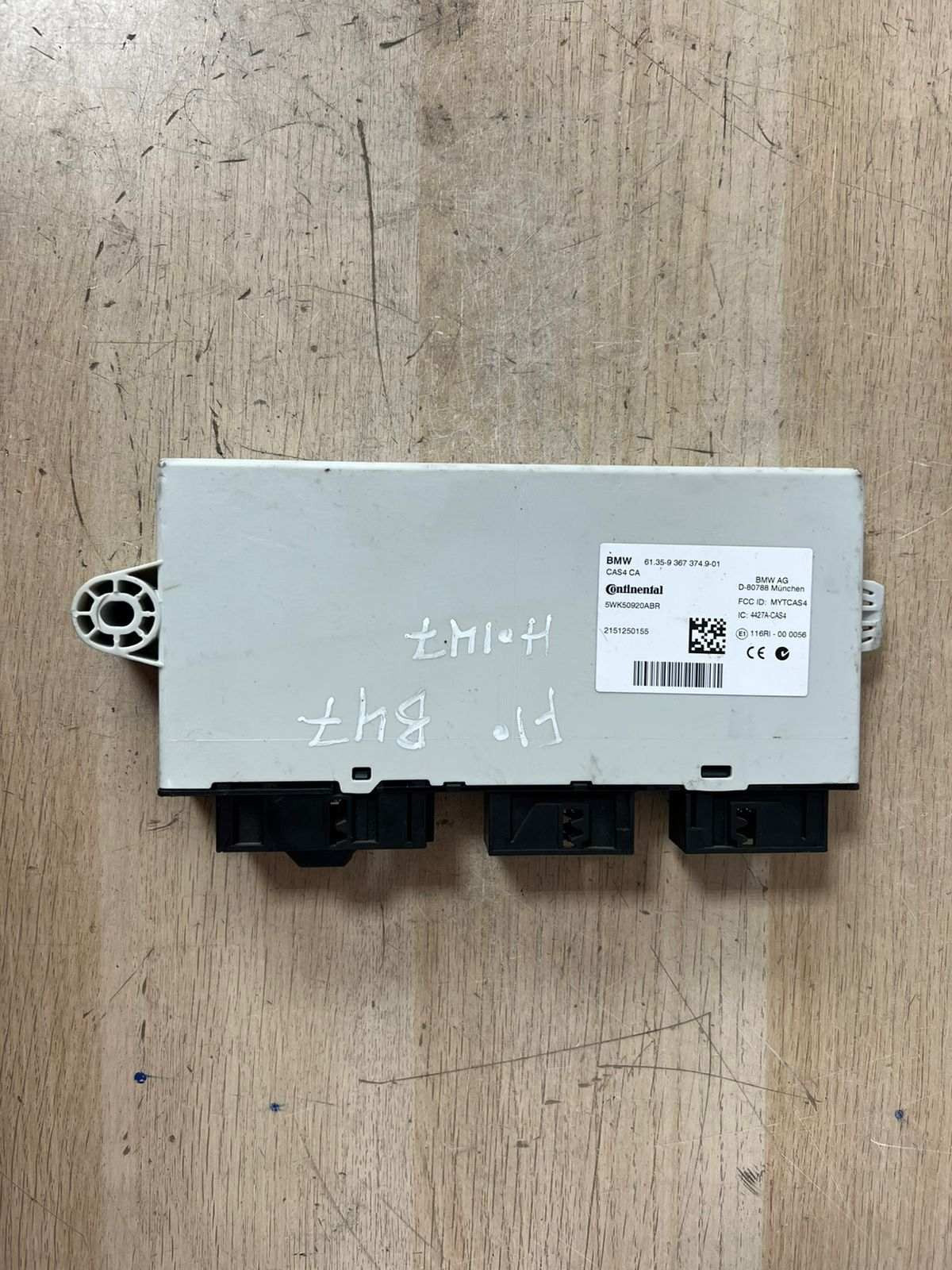 2015 BMW F10 B47 520I Engine Control Unit ECU SET+ CAS4 CA+ 1KEY 8588946