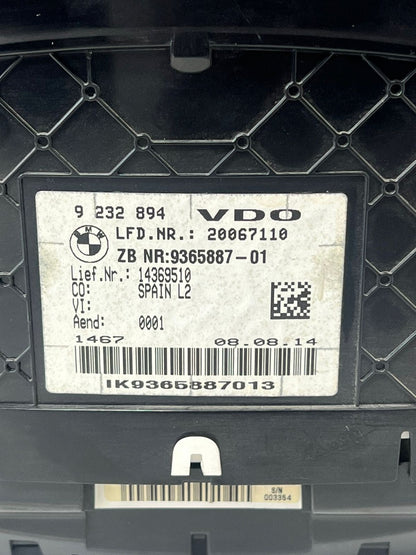 BMW F30 F31 F32 F33 F34 F36 3' 4' Instrument Cluster 9365887, 9232894 OEM