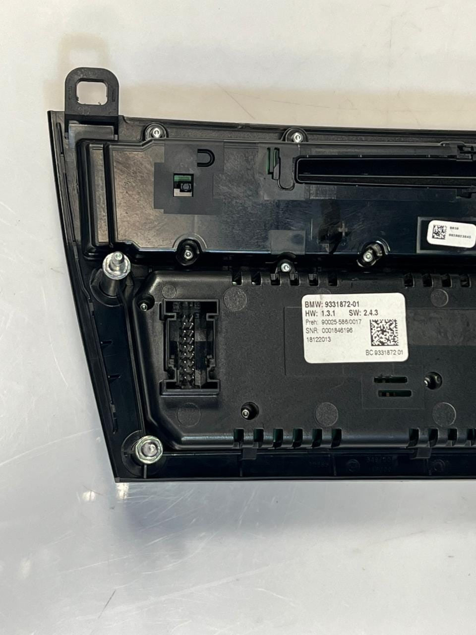BMW 7 Series F01 F02 Radio Air Conditioning Switch Control Unit Panel 9331872