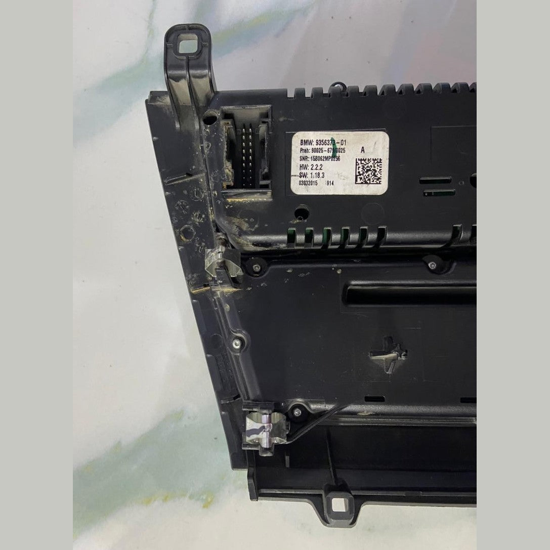 OEM BMW X5 X6 F15 F16 F85 F86 FRONT A/C HEATER TEMPERATURE CONTROL 9356373